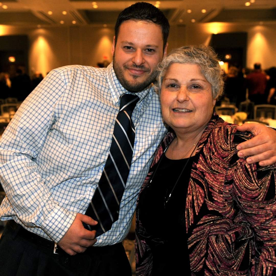 Brad and Debora Petrishen at New England Newspaper and Press Association awards dinner in 2018. (Photo by Art Illman; courtesy of Brad Petrishen)